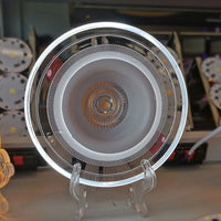 Spot LED Encastrable Cuisine avec Anneau Lumineux Coloré, 3 Modes