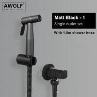 Douchette WC Shattaf Inox et Laiton Multi-Finitions