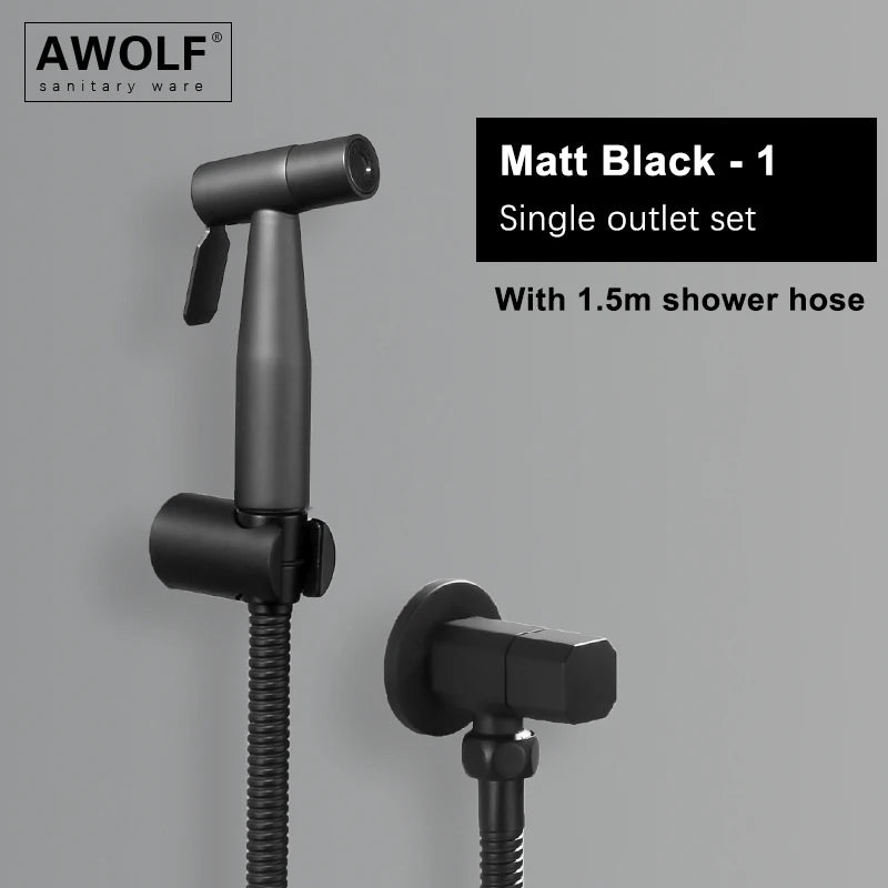 Douchette WC Shattaf Inox et Laiton Multi-Finitions