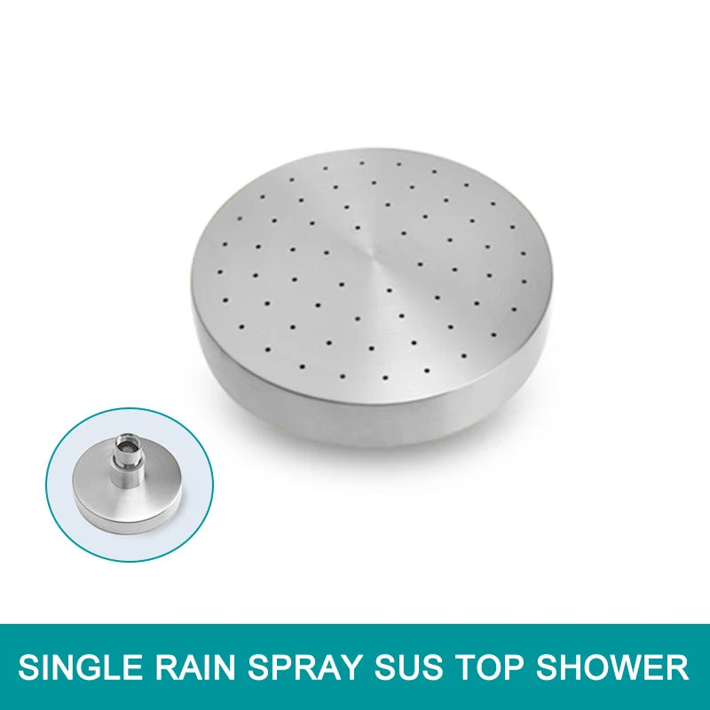 Douche Encastrable Pluie 10 cm, 4 Finitions