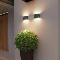 Applique Murale LED Aluminium Haut et Bas, 11,5 ou 17,5 cm