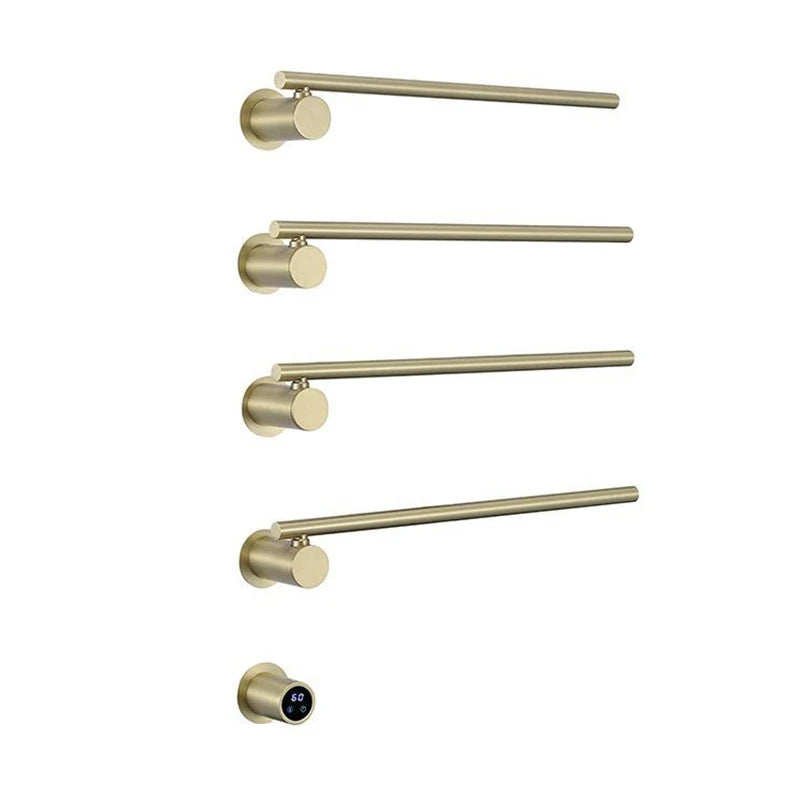 Sèche-Serviette Électrique Encastré 3 ou 4 Barres Rotatives Inox 50 cm