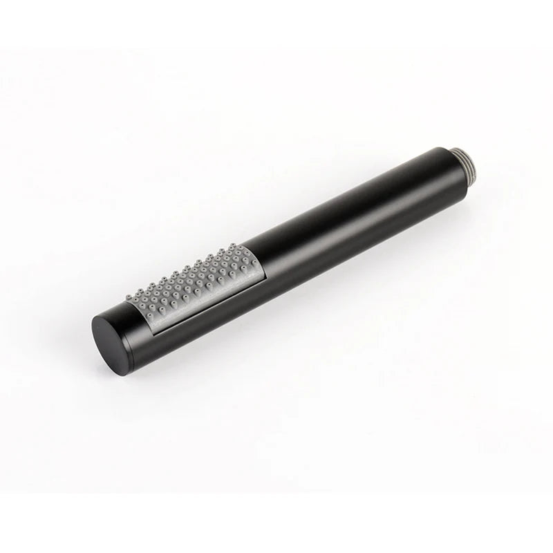 Pommeau de Douche Cylindrique Inox, 9 Finitions, Seul ou avec Flexible