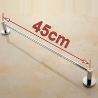 Porte-Serviette Mural Barre Laiton Massif Chromé, 25 à 55 cm