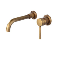 Robinet Mural Lavabo en Laiton, Bec Pivotant, 6 Finitions