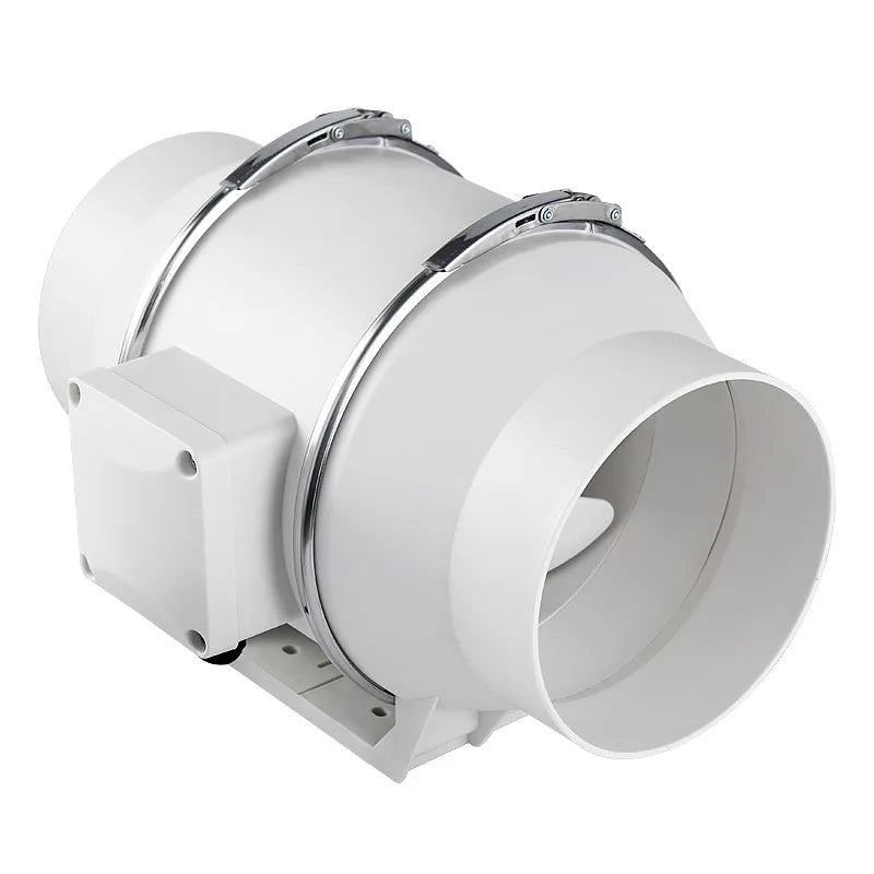 Aérateur Salle de Bain en Ligne 220 V, 300 m³/h, Conduit 12 cm