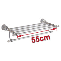 Accessoires Salle de Bain Chromé Cristal Frise Grecque à la Pièce, 17 Articles