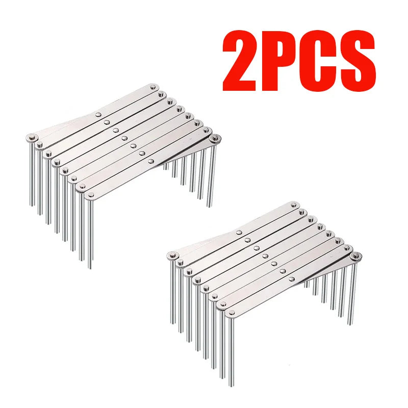 Support Rétractable pour Couvercles de Casseroles Inox 2 Pièces
