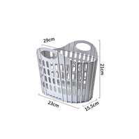 Panier à Linge Pliable Ajouré en Plastique, 3 Tailles, 4 Coloris