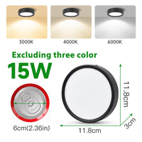 Spot LED en Saillie Cuisine 3 Teintes à Mémoire, 5 Finitions, 5 à 25 W