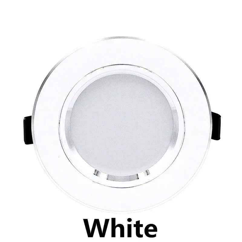 Downlight LED Encastrable Cuisine Ultra Plat, Blanc, Argent ou Doré, 5 à 18 W