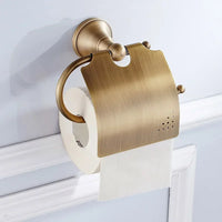 Ensemble d'Accessoires de Salle de Bain Bronze Antique Ouvragé