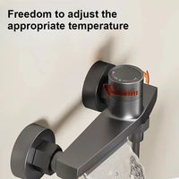 Robinet Baignoire Mural Cascade en Laiton, Seul ou avec Douchette, 3 Finitions