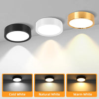 Spot LED en Saillie Cuisine 3 Teintes à Mémoire, 5 Finitions, 5 à 25 W