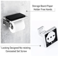 Accessoires Salle de Bain Chromés à l'Unité