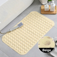 Tapis de Douche Ovale Ventouses Masse-Pieds 35 x 70 cm