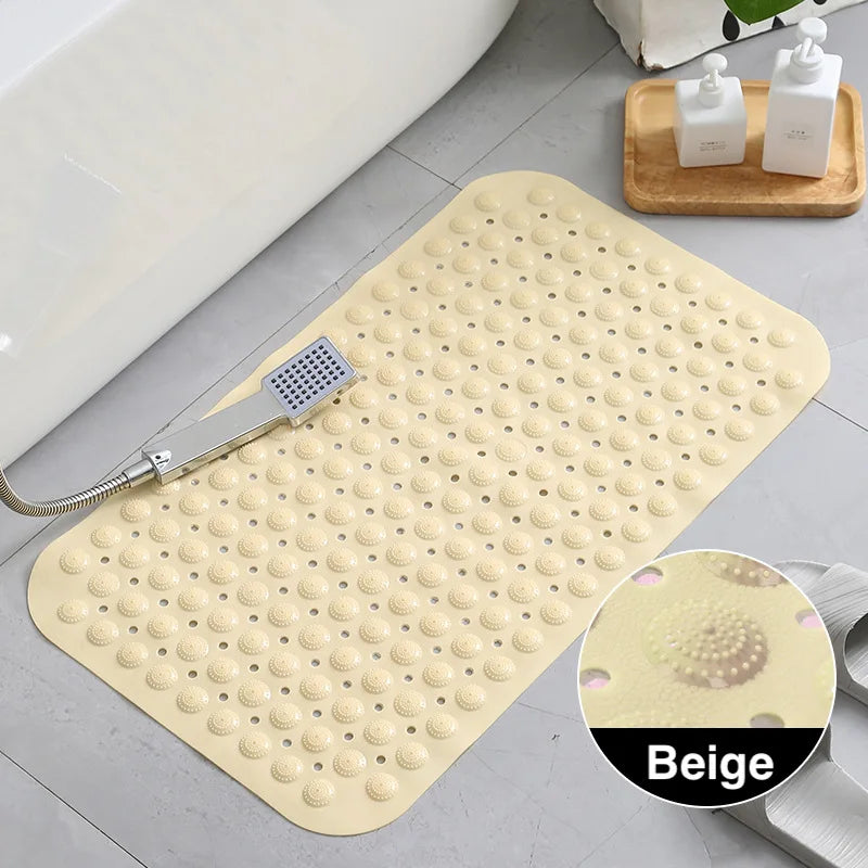 Tapis de Douche Ovale Ventouses Masse-Pieds 35 x 70 cm