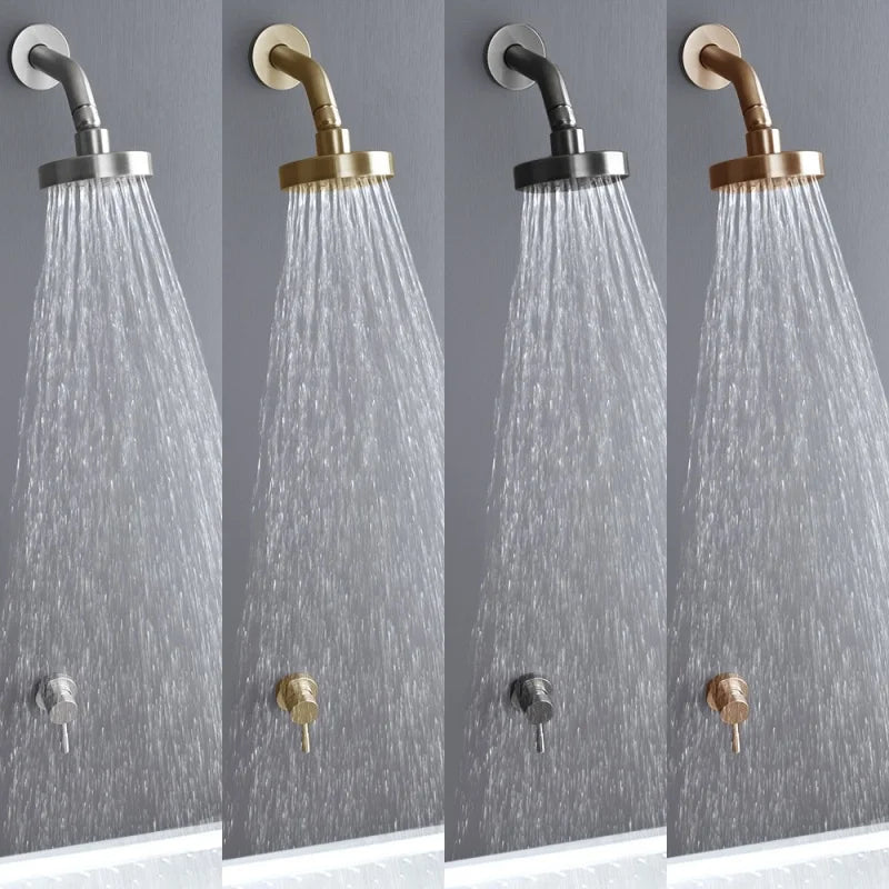 Douche Encastrable Pluie 10 cm, 4 Finitions