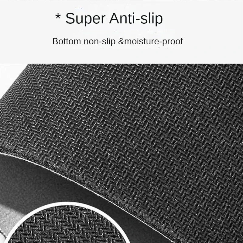 Tapis de Cuisine Diatomite Antidérapant Beige Bordure Noire, Largeur 45 cm