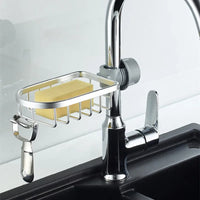 Porte-Savon à Clip pour Robinet ou Barre de Douche, Aluminium, 4 Couleurs