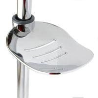 Porte-Savon de Douche Coulissant pour Barre 22, 24 ou 25 mm, Chromé