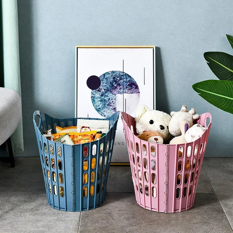 Panier à Linge Pliable avec Poignées, 2 Tailles, 4 Coloris, 21 ou 32 cm