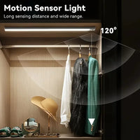Réglette LED Sous Meuble à Détecteur de Mouvement Rechargeable 10 à 50 cm