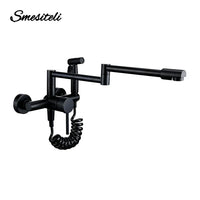 Robinet de Cuisine Mural Pont Double Articulation