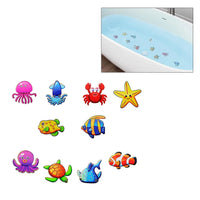 Autocollants Antidérapants pour Baignoire et Douche, Lot de 10 Pièces