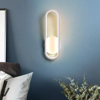 Applique Murale LED Ovale ou Rectangulaire, 4 Finitions, 16 ou 28 W