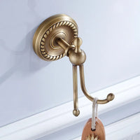 Ensemble d'Accessoires de Salle de Bain Bronze Antique