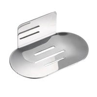Porte-Savon Mural Inox Adhésif Sans Perçage, Poli ou Brossé