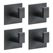 Patère Adhésive Sans Perçage Aluminium 1 à 6 Pièces