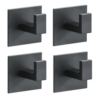 Patère Adhésive Sans Perçage Aluminium 1 à 6 Pièces
