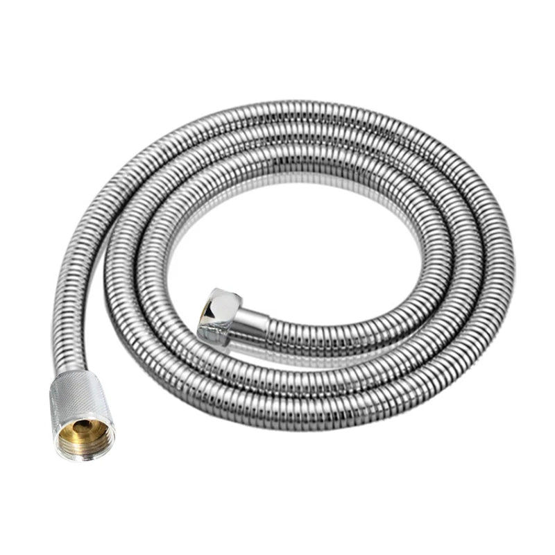 Flexible de Douche Argenté Anti-Fuite 120-150 cm