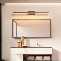 Applique Salle de Bain LED Marron pour Miroir, 40 à 100 cm