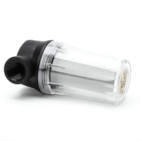 Filtre à Sédiments Réutilisable Noir, 250 Mailles, Bol Transparent, Raccord 1/2 Pouce
