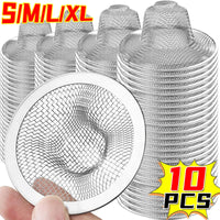 Filtre d'Évier Inox Anti-Cheveux, 4 Diamètres, Lot de 1 à 10