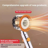 Pommeau de Douche Haute Pression 5 Modes Filtre Intégré, 9 Coloris