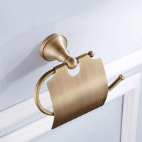 Accessoires Salle de Bain Laiton Vieilli à la Pièce, 15 Articles Rétro