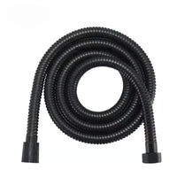 Flexible de Douche Renforcé Noir et Argenté 150-200 cm