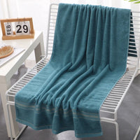 Serviette de Bain Coton Filé à l'Anneau 70 x 140 cm