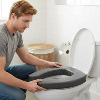 Rehausseur WC Adulte Rembourré 5 cm, Antidérapant, 4 Coloris