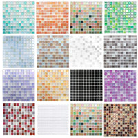 Sticker Mosaïque Cristal 3D Adhésif Étanche pour Cuisine