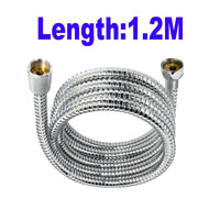Flexible de Douche Argenté Anti-Fuite 120-150 cm