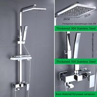 Douche Encastrable 3-4 Voies Noire ou Chromée