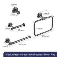 Accessoires Salle de Bain Gris Anthracite à Composer