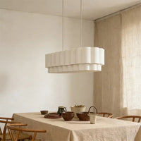 Suspension Cuisine Tissu Festonné, Ronde ou Linéaire, Ø 32 à 150 cm