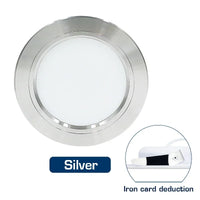 Spot LED Encastrable Cuisine Rond Blanc, Doré ou Argent, 5 à 18 W
