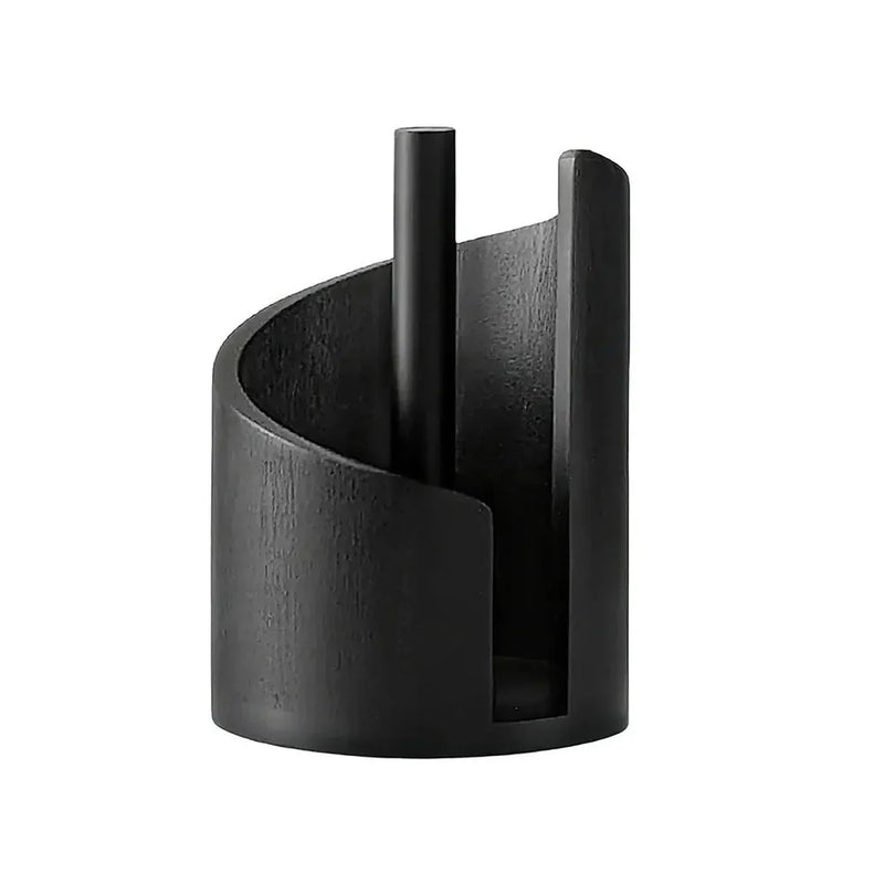 Porte-Essuie-Tout en Bois à Poser, Support Courbe 15 cm ou Tige Droite